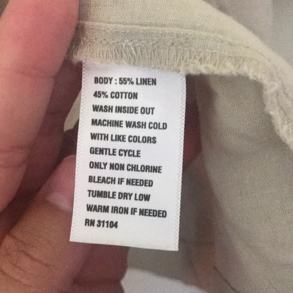 NWOT. New Directions beige cotton/linen blend jacket, size medium - Picture 7 of 8